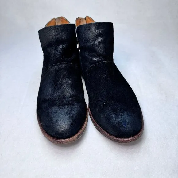 Kork Ease Ryder Ankle Boots Booties Black  Suede Leather; Sz 8.5M