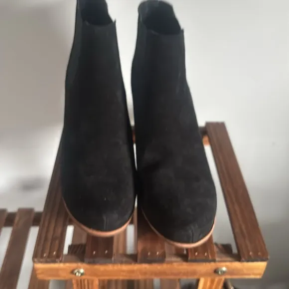 Kork Ease Shirome Black Suede Ankle Boots