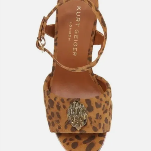 Kurt Geiger Leopard Print Platform Heels