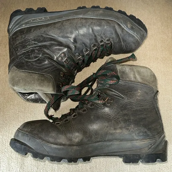 LA SPORTIVA Vintage Walking on the Moon Men’s Hiking Boots Made in Italy 10.5
