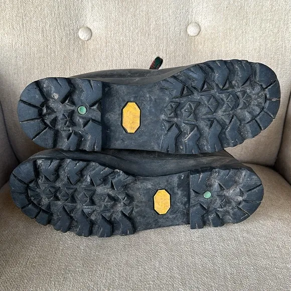 LA SPORTIVA Vintage Walking on the Moon Men’s Hiking Boots Made in Italy 10.5