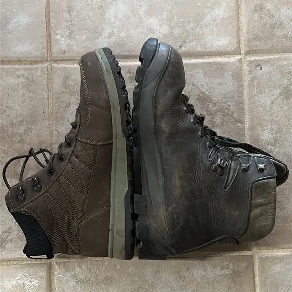 LA SPORTIVA Vintage Walking on the Moon Men’s Hiking Boots Made in Italy 10.5