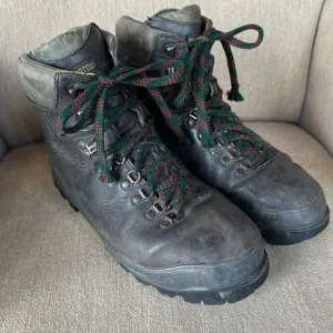LA SPORTIVA Vintage Walking on the Moon Men’s Hiking Boots Made in Italy 10.5