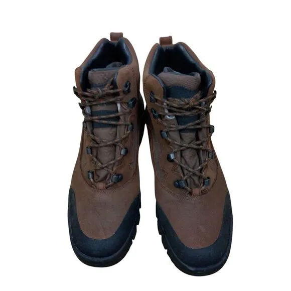 Lacross Mens Size 11 Work Boots Brown Upper Leather Outdoor 7201W