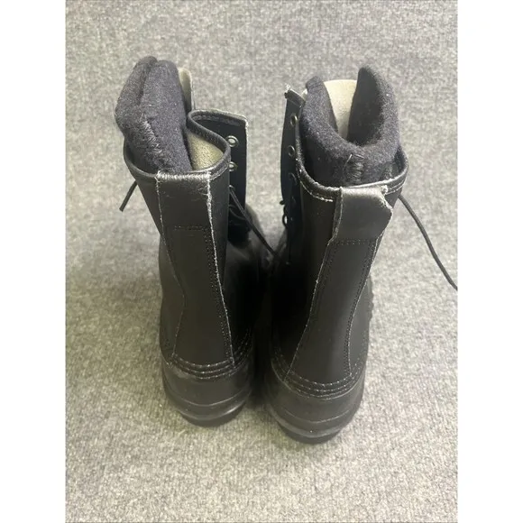 LaCrosse ICEMAN 10&quot; Steel Toe Winter Work Boots, Mens 10, Black