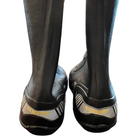 LaCrosse Mens 12” ATS Overshoes Carbide Stud #229108 Reflective Work Boots Sz 11