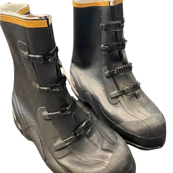 LaCrosse Mens 12” ATS Overshoes Carbide Stud #229108 Reflective Work Boots Sz 11