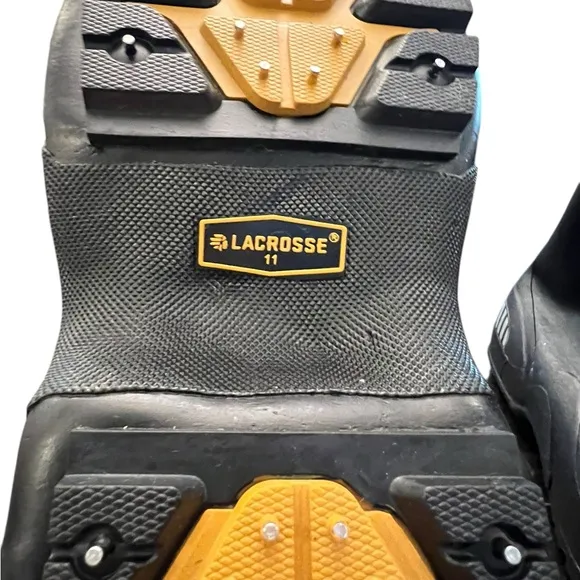 LaCrosse Mens 12” ATS Overshoes Carbide Stud #229108 Reflective Work Boots Sz 11