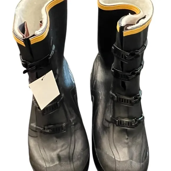 LaCrosse Mens 12” ATS Overshoes Carbide Stud #229108 Reflective Work Boots Sz 11