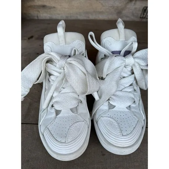 Lanvin‎ Paris Shoes White Platform Size 7