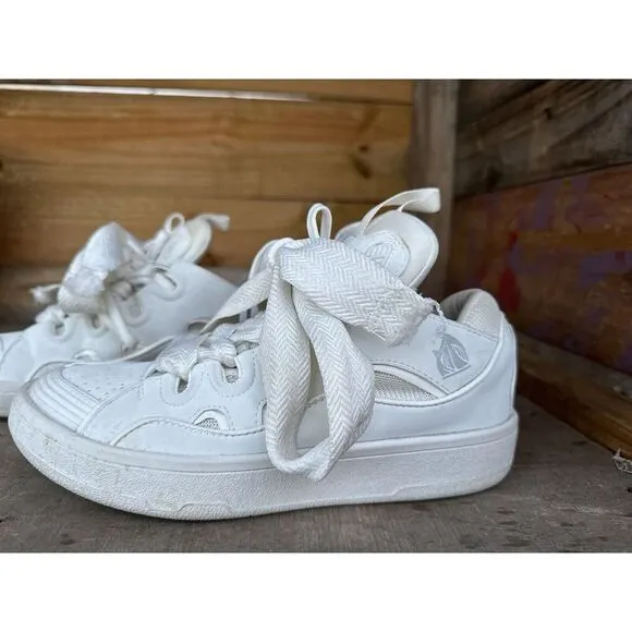 Lanvin‎ Paris Shoes White Platform Size 7