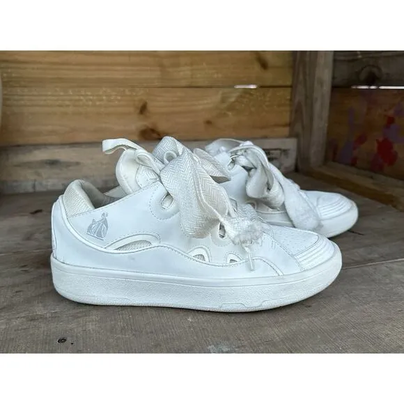 Lanvin‎ Paris Shoes White Platform Size 7