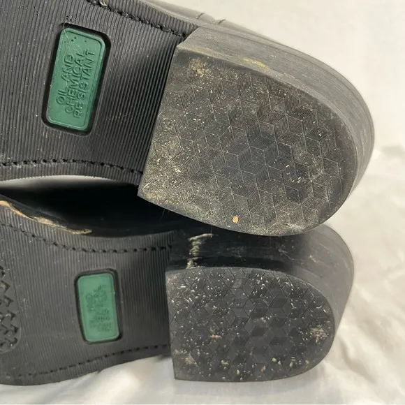 Laredo Paris Black Leather Single Stitch Welt Western Cowboy Work Men’s 8.5 EW