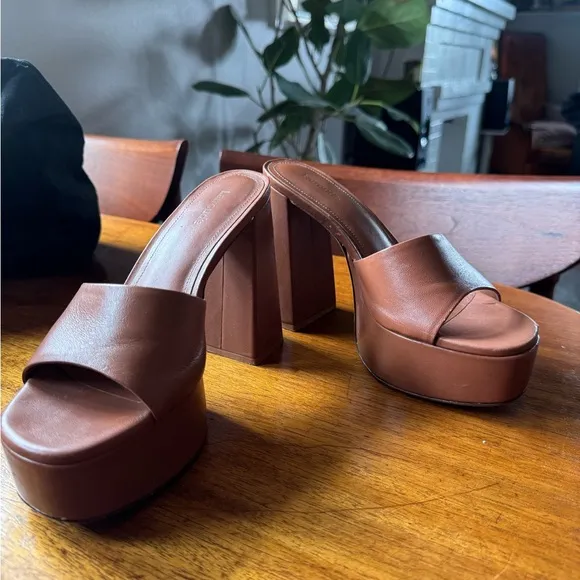 Larroude Dolly Platform Mules