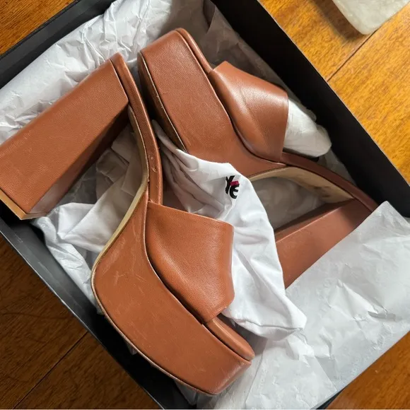 Larroude Dolly Platform Mules