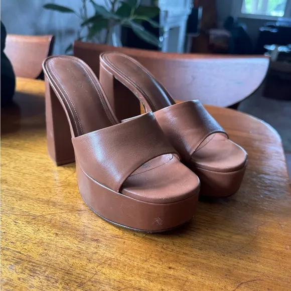 Larroude Dolly Platform Mules