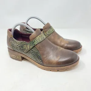 L'Artiste by Spring Step Womens Magda Slip on Shoes Size 42  Brown Leather