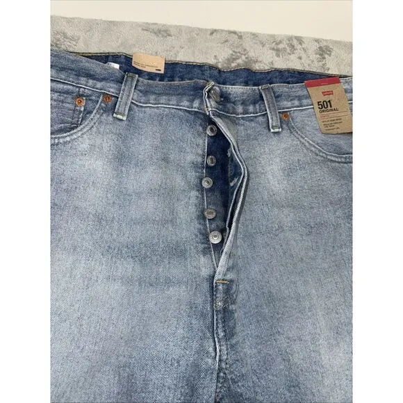 LEVI'S 501 Size 40 x 30 Stretch Straight Leg Button Fly Jean‎ MSRP $69 NWT