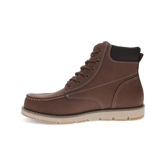 LEVI'S Mens Brown Pull Tab Dean Round Toe Wedge Chukka Boots 7 M