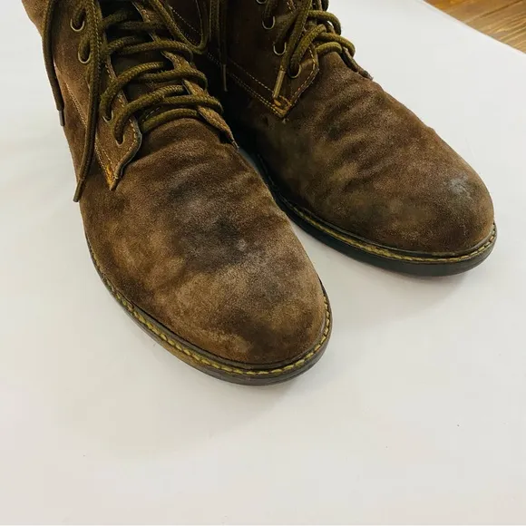 Levi’s Sheffield Genuine Chocolate Brown Suede Leather Lace Up Casual Boot 9.5