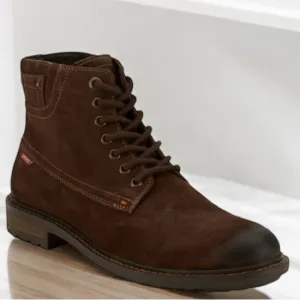 Levi’s Sheffield Genuine Chocolate Brown Suede Leather Lace Up Casual Boot 9.5