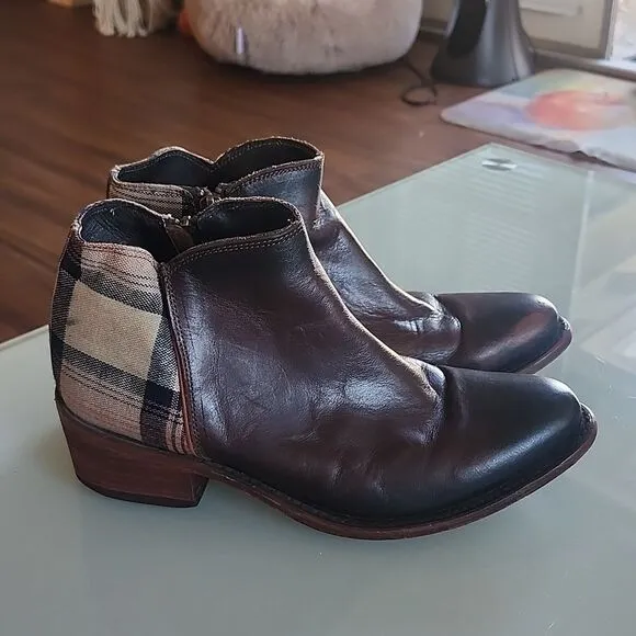 Liberty Black Sally Leather Ankle Boots