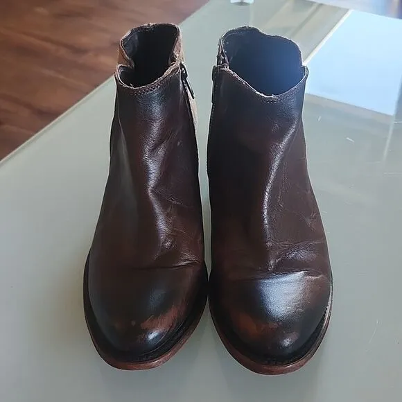 Liberty Black Sally Leather Ankle Boots