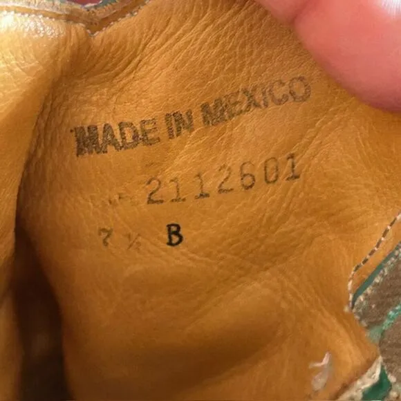 Liberty Western Cowboy Boots – Made in Mexico – Size 7.5