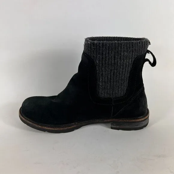 L.L Bean East Point Chelsea boots women's size 7 black leather ankle booties