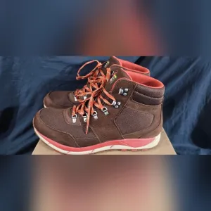 L.L. Bean Mens Mountain Hiking Boots Brown Orange Size 13 New No Box