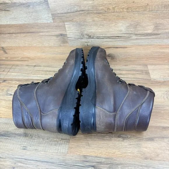 LL Bean Size 13 Cresta Brown Leather Gore-Tex Vibram Sole Hiking Boots Mens