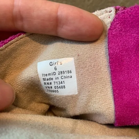 L.L. Bean Suede Leather Slouch Ankle Boots Bootie Pink Fuchsia Purple Size 6