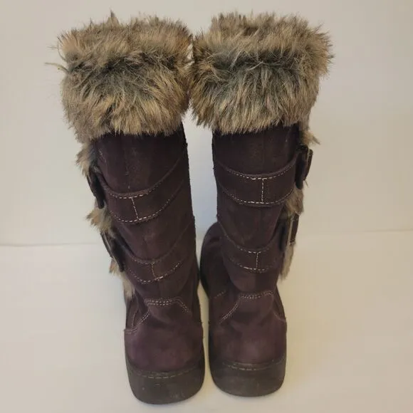 L.L. Bean Suede Leather Waterproof Nordic Casual Brown Size 8M Women's Boots