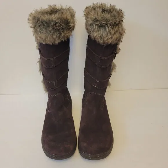 L.L. Bean Suede Leather Waterproof Nordic Casual Brown Size 8M Women's Boots