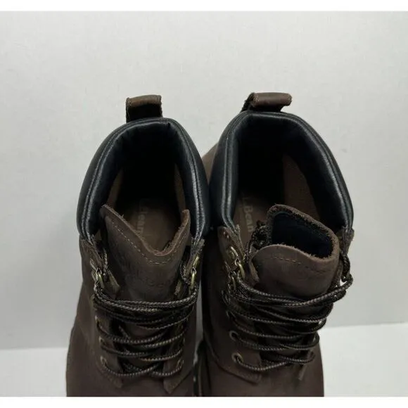 L.L. Bean Brown Leather Vibram Sole Work Boots Men’s Size 13 M 301050