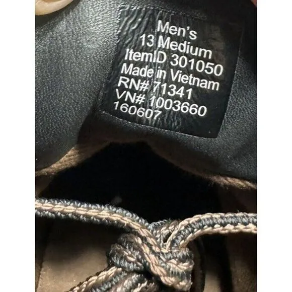 L.L. Bean Brown Leather Vibram Sole Work Boots Men’s Size 13 M 301050