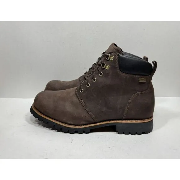 L.L. Bean Brown Leather Vibram Sole Work Boots Men’s Size 13 M 301050