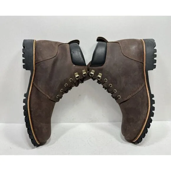 L.L. Bean Brown Leather Vibram Sole Work Boots Men’s Size 13 M 301050