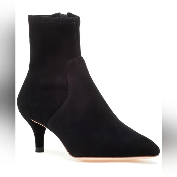 Loeffler Randall Black Heeled Boots with Elegant Silhouette