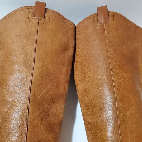 Louise et Cie Tall Leather Neutral Boots Size 10
