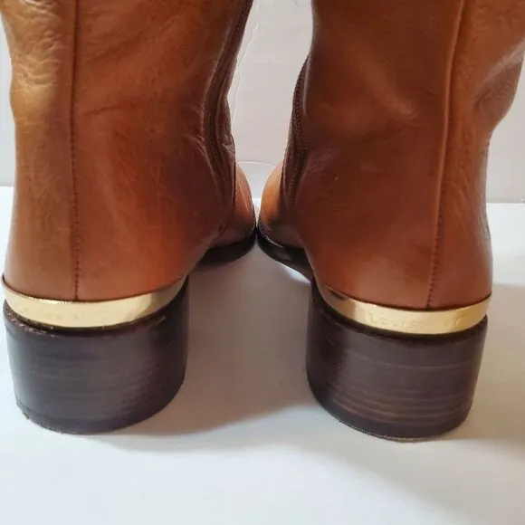 Louise et Cie Tall Leather Neutral Boots Size 10