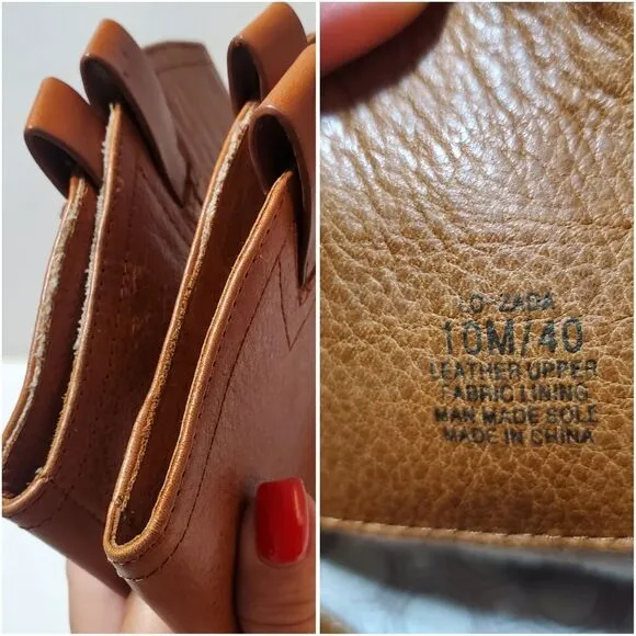 Louise et Cie Tall Leather Neutral Boots Size 10