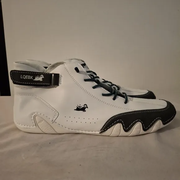 LQEBK Hunter Green Suede and White Men's Athletic Shoes