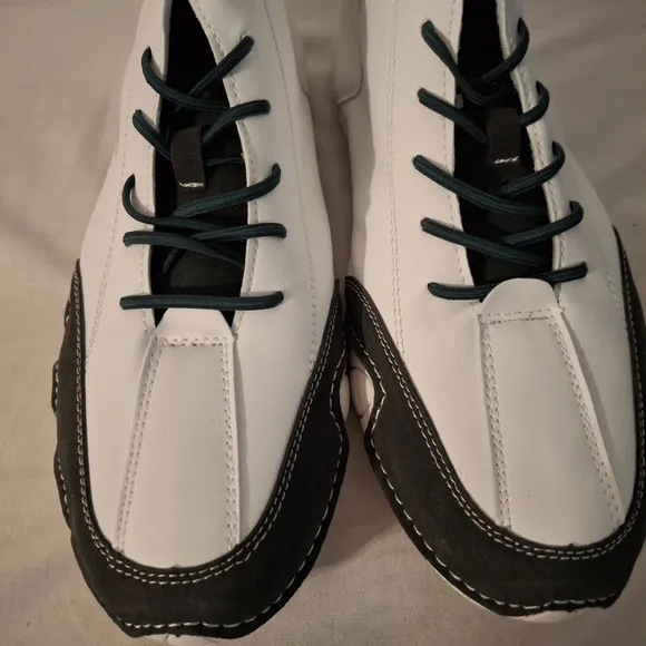 LQEBK Hunter Green Suede and White Men's Athletic Shoes