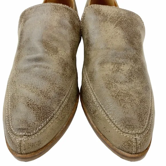 Lucky Brand LK Mahzan Shoes Leather Side Slit Pointed Toe Loafer Women’s Size 10