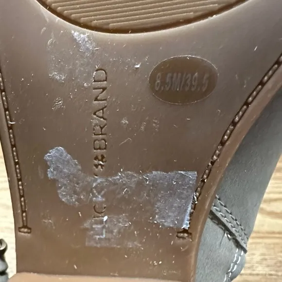 LUCKY BRAND tan ankle boots