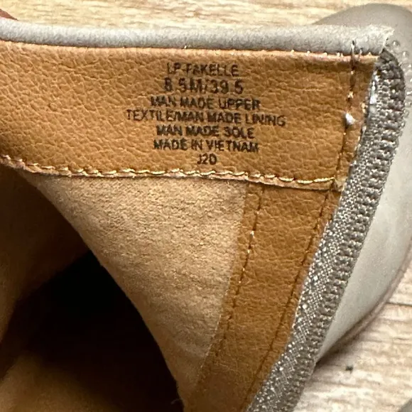 LUCKY BRAND tan ankle boots