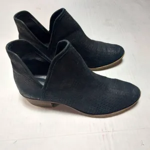 Lucky Brand Women's Black Leather Baley Ankle Boots Size 10M
