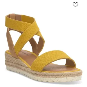 Lucky BrandWomen's Thimba Espadrille Wedge Sandals size 8