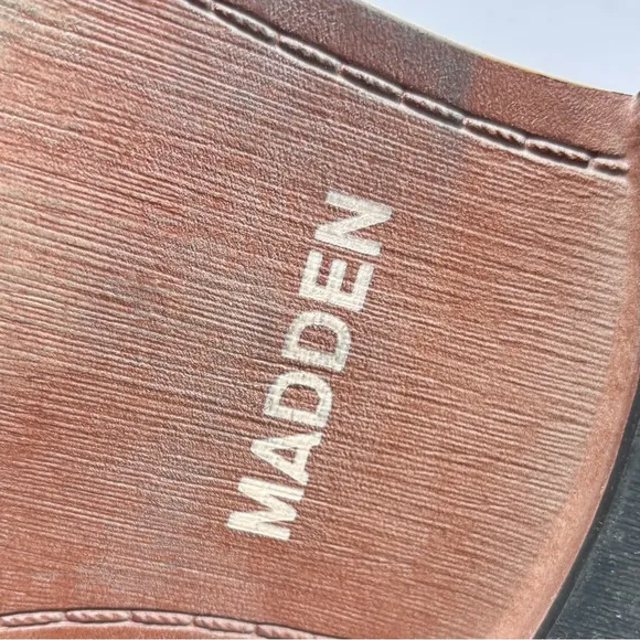 Madden Brown Casual Faux Leather Men's Ankle Boots Size 11M